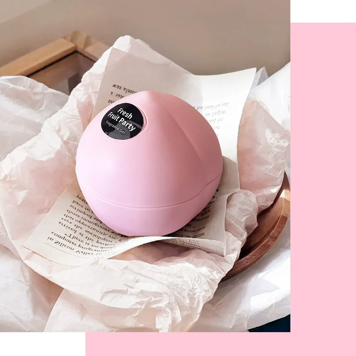 Peach Gel Air Freshener – Fruit Shape Series