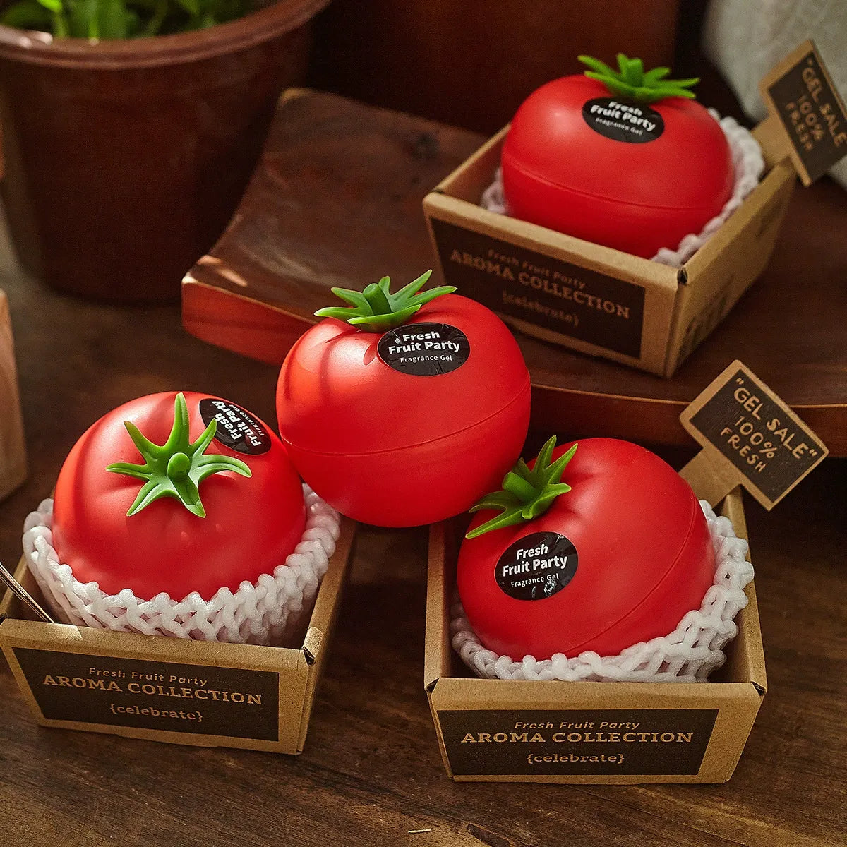 Tomato Gel Air Freshener – Fruit Shape Series