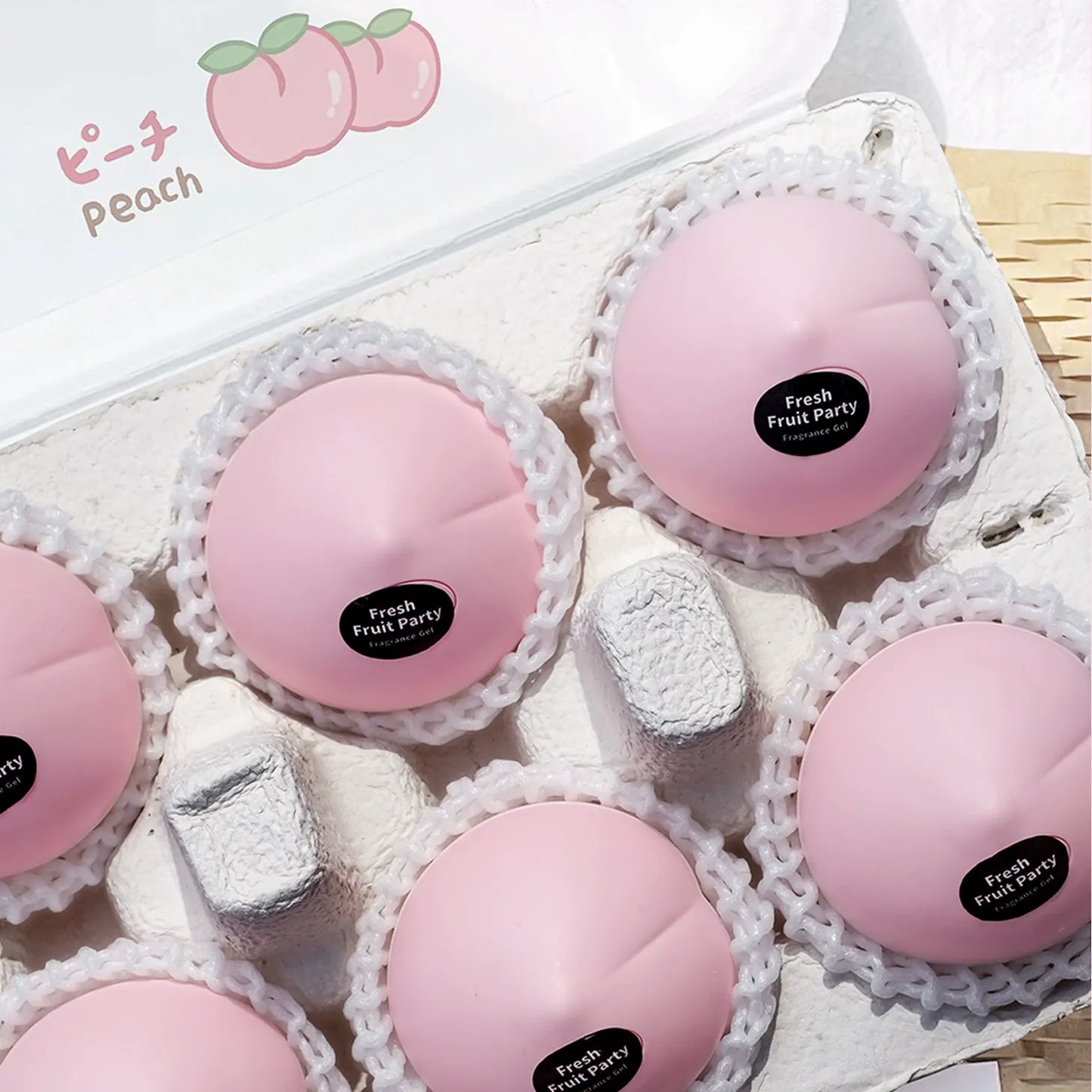 Peach Gel Air Freshener – Fruit Shape Series