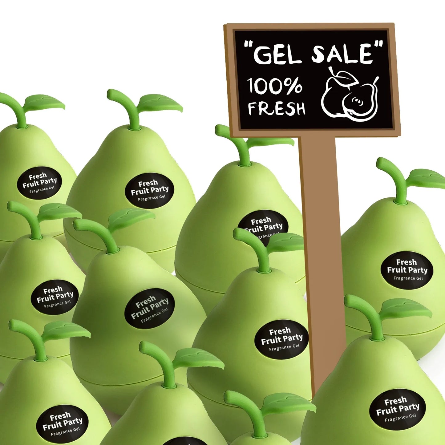 Pear Gel Air Freshener – Fruit Shape Series