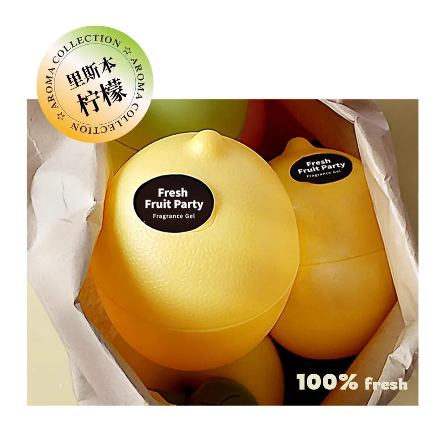 Lemon Gel Air Freshener – Fruit Shape Series