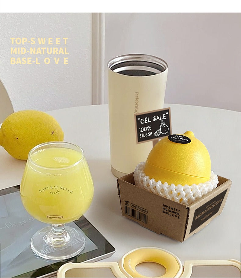 Lemon Gel Air Freshener – Fruit Shape Series