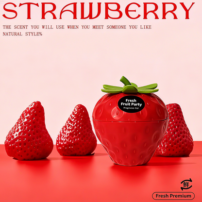 Strawberry Gel Air Freshener – Fruit Shape Series