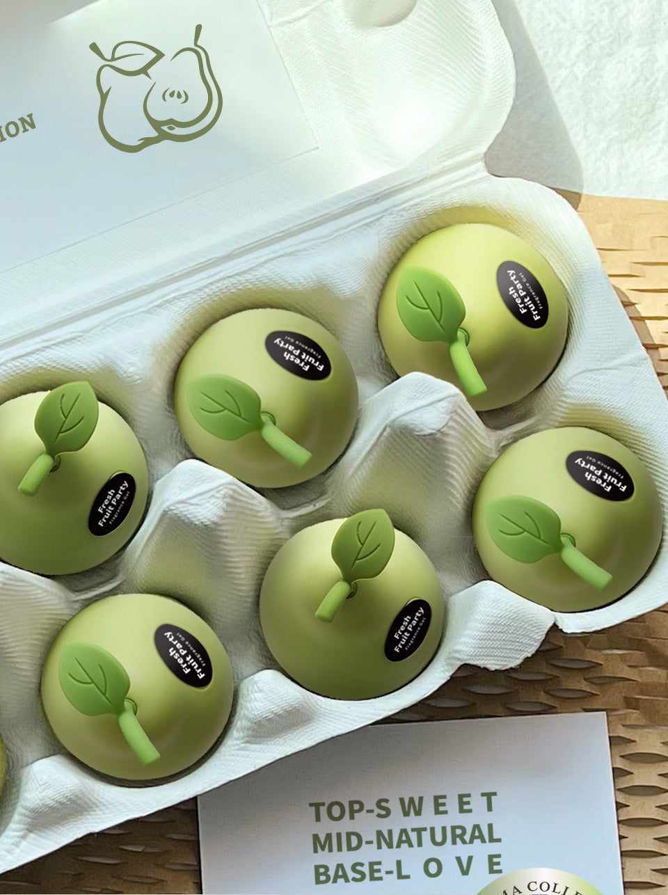 Pear Gel Air Freshener – Fruit Shape Series